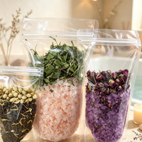 Sel de Bain Cristallin de l'Himalaya Riche en Minéraux Apaisant pour le Corps Sulfate de Magnésium Rose Jasmin Camomille Lavande Bain Relaxant Epsom