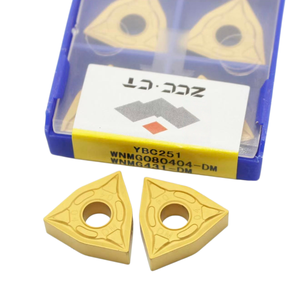 Insertos de Carburo ZCC.CT WNMG080404-DM YBC251 YBC252 de Alta Precisión, Venta al por Mayor de Fábrica - Especial para Piezas de Acero - Product Image 4