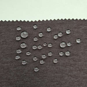 <span class=keywords><strong>Tissu</strong></span> cationique Offre Spéciale de <span class=keywords><strong>gabardine</strong></span> avec le TPU <span class=keywords><strong>blanc</strong></span> stratifié, 150D * 150D 146gsm 5000mm imperméable pour habillement médical/technique - Product Image 5