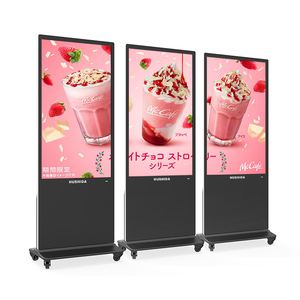 43 49 55 65 75 85 inch 2K 4K tầng màn hình cảm ứng kỹ thuật số biển quảng cáo Video Player trong nhà tương tác LCD Totem hiển thị - Product Image 3