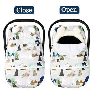 Housse universelle d'hiver pour siège de voiture, anti-pluie et anti-neige avec fermetures à glissière et bord élastique pour la literie des nourrissons - Product Image 6