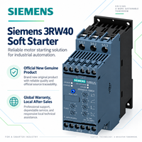 Démarreur progressif Siemens 3RW40 SIRIUS pour moteur triphasé AC, idéal pour applications industrielles (pompes, ventilateurs, compresseurs)
