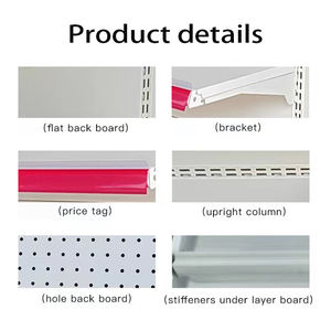 고품질 표준 핫 세일 맞춤형 중량급 금속 진열대 금속 슈퍼마켓 선반 - Product Image 5