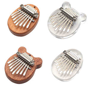 Kalimba Miniatura de 8 Notas - Piano de Pulgar Portátil de Madera Transparente para Principiantes y Entusiastas de la Música - Product Image 3