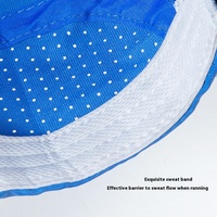 Gorra de ciclismo de 5 paneles, de malla de alta calidad, para deporte y camping, con logo personalizado, visera plana, sin estructura, transpirable, bordado 3D, láser