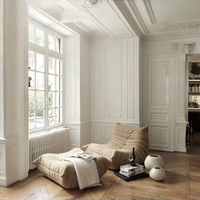 Canapé modulaire Runwood en mousse compressée de luxe haute densité, tissu résistant aux taches, durable, pour salon moderne
