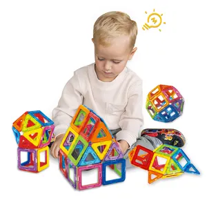 DIY磁铁建筑瓷砖30支益智积木玩具3D儿童磁性积木瓷砖