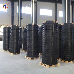 Couvercle de manhole d'évacuation des eaux usées en composite SMC / plastique renforcé de fibres de verre FRP de 650 mm - Product Image 6