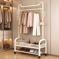 Séchoir à linge extérieur mobile, double niveau, en acier au carbone extra épais, détachable, robuste, moderne, peu encombrant et écologique