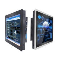 Moniteur industriel à cadre ouvert écran tactile capacitif sans ventilateur Android PC IP65 panneau robuste montage mural LCD ordinateur industriel