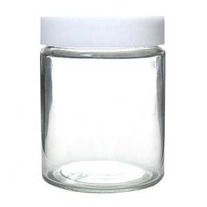 Lekvrije Pot 1-18Oz Opslag Eetwaren Fles 28 Gram Knoppen Bloem Grote Rechte Zijde Ronde Glazen Potten Voor Canna Boerderij Apotheek - Product Image 6
