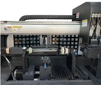 Imprimante à jet d'encre UV de type bouteille, cylindre, 360° rotatif, pour bouteilles en plastique, articles de boisson, machine d'impression UV automatique avec tête Ricoh