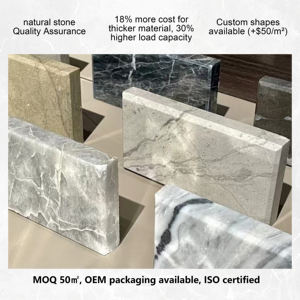 Moderni fori naturali e strisce in legno travertino-materiale da costruzione di alta qualità per la decorazione cucina pranzo - Product Image 2