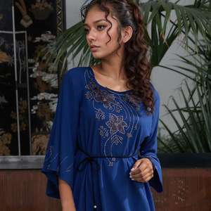 New bán buôn phi truyền thống trang phục hồi giáo Rhinestone phụ nữ thanh lịch của Ăn mặc - Product Image 6