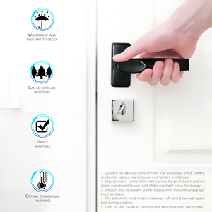 Cửa sổ phụ kiện cửa sổ trượt khóa cho xây dựng dự án cửa nhôm xử lý cửa sổ xử lý - Product Image 6