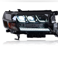 Vente en gros, prix d'usine, kit de carrosserie de phare modifié triple yeux pour Toyota Land Cruiser200 2016