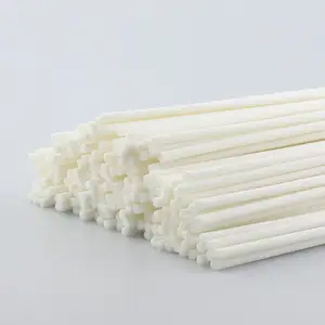 Ucuz dekoratif Aroma sazlık çubukları beyaz Fiber difüzör Rattan Reed difüzör için sopalarla