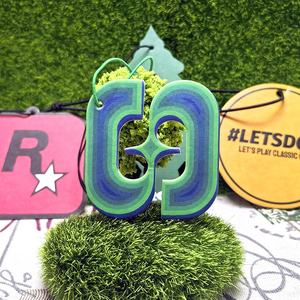 Ambientador Portátil Moderno para Coche con Aromas Frescura, Manzana, Rosa y <span class=keywords><strong>Colonia</strong></span> Oceánica, en Papel de Algodón de Forma Especial - Product Image 1