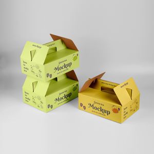 Boîte pliante en papier pour cerises, personnalisée par le fabricant, emballage de stockage de fruits en carton écologique - Product Image 4