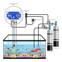 Contrôleur intelligent de pH et ORP avec surveillance à distance par application, dosage, mesure du pH/ORP/température de l'eau, sondes remplaçables, hydroponie, aquariums