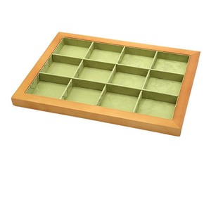 Chinese Style Jewelry Display Tray Wood Material 32.5x23.8x2.3cm Solid Wood Jewelry Organizer For Bracelet <b>Ring</b> Pendant - Product Image 2