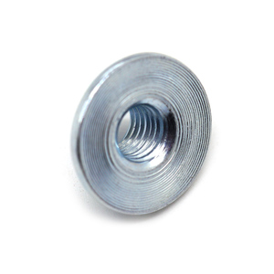 Écrou en T à quatre griffes métrique M6 en acier au carbone poli galvanisé, sur mesure OEM, pour applications de meubles - Product Image 4