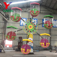 Amusement Rides Remorque Mobile Kiddie Ride Kids Portable Mini Grande Roue Avec Remorque À Vendre