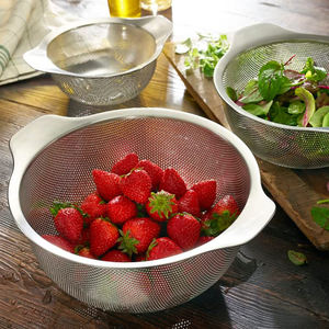 18/8 स्टेनलेस स्टील रसोई के स्ट्रॉनर कूलर रसोई के साथ रसोई के खाद्य स्ट्रेनर कूलर - Product Image 4