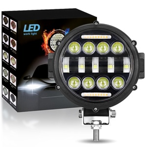 Nouveau produit : Feux de jour à 13 LED 51W, projecteur de travail LED 51W à puce 3535, module lumineux LED 7 pouces pour véhicule - Product Image 1