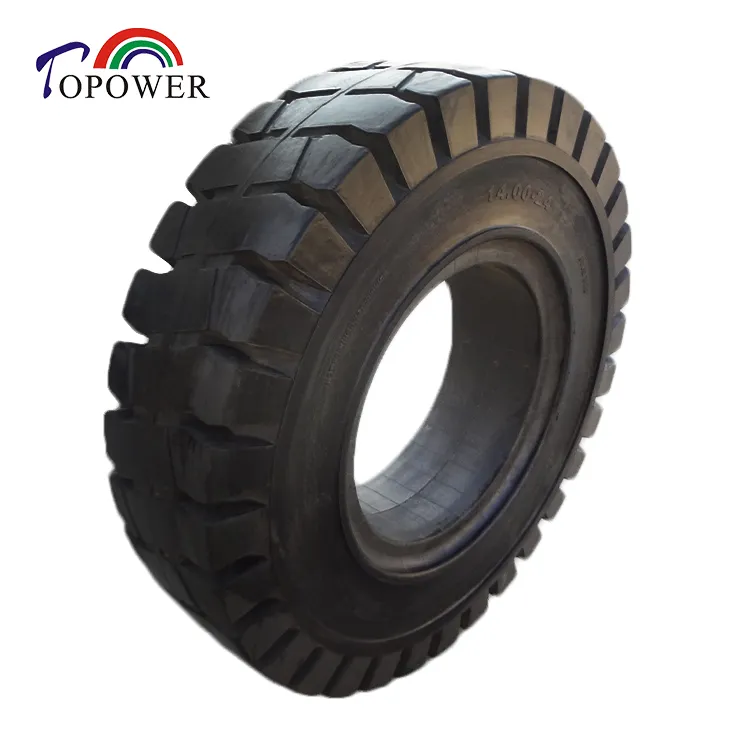 Forklift solid tire manufacturer solid tyre supplier 500 different sizes solid tyre with rims non marking available