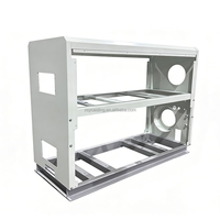 Soporte Estructural de Chapa Metálica Grande, Soldado en Aluminio/Acero, Personalizado para Soporte, con Fabricación con Recubrimiento en Polvo