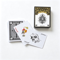 Vente en gros, promotion d'usine chinoise, fabricants de cartes à jouer personnalisées, cartes à jouer en PVC, cartes à jouer imperméables, ensemble de cartes à jouer