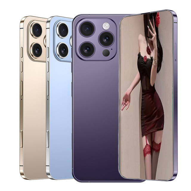 16 Pro Max Smart 5G Smartphone Unlocked 7.6 Inch Cellphone with Dual Sim WiFi Touch Face ID Mobile Telephone