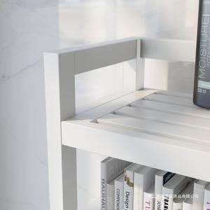 Estante de Almacenamiento para Baño, Independiente, Rectangular, de Bambú, en Blanco, Gris, Negro, Color Natural, Tamaño Personalizado, Diseño Escandinavo - Product Image 4