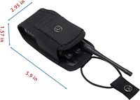 Pochette radio universelle en nylon 1000D avec fermeture éclair, étanche, pour la chasse, le camping et les activités de plein air