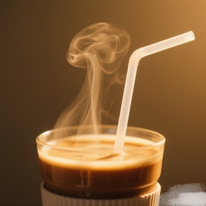 ماصة بلاستيكية حديثة للاستعمال مرة واحدة للمشروبات بشعار مطبوع ملحقات شريط عينة مجانية - Product Image 2