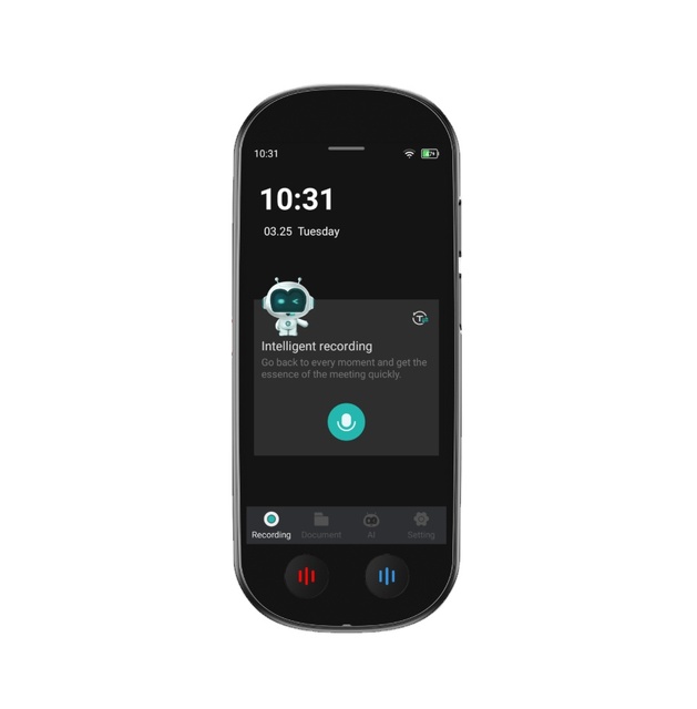 64GB Large Memory Password protection AI Photo Translation Voice Recorder