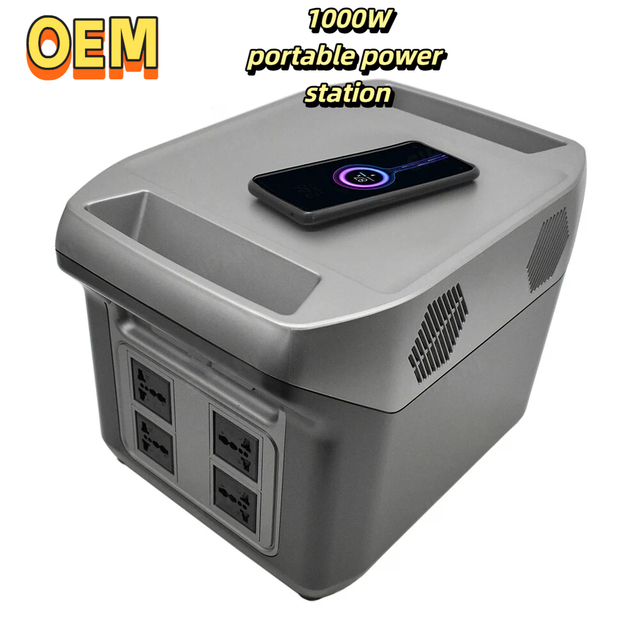 Portable 1000W Solar Generator with MPPT Controller Camping Power Supply for Outdoor Household 500W Car Cigar Lighter Source