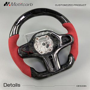 for BMW 2017-2024 G-Series G20 G21 G30 X3 X5 G01 G02 G05 F90 G29 Customized Black Forged Carbon Fiber LED Steering Wheel - Product Image 3