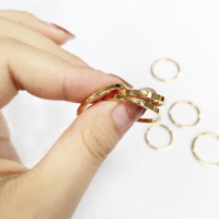 Bagues de fiançailles et de mariage classiques en or 18 carats, ensemble pour couple, pour femmes et hommes, ultra légères, bijoux tendance, cadeau