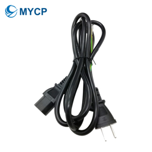 Cable de alimentación de CA de enchufe japonés para <span class=keywords><strong>monitor</strong></span> de ordenador, cable de alimentación de Japón, enchufe de 2 pines planos - Product Image 4