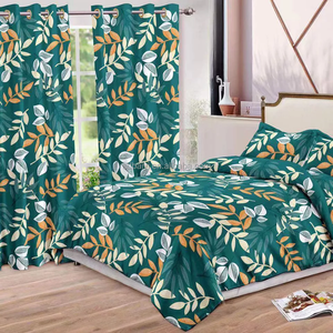 Factory Direct 100% Polyester <strong>Sheets</strong> and Curtain Bedding Set Stylish <strong>Bed</strong> <strong>Sheet</strong> Set with <strong>Valances</strong> - Product Image 1