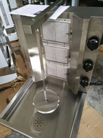 Machine à Kebab à gaz à 4 brûleurs/four à gril à gaz Commercial shawarma