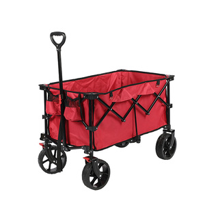 2025 Nuevo carrito de camping plegable Capacidad de 150L con ruedas de freno de 8 "* 2,5" para aventuras al aire libre - Product Image 4