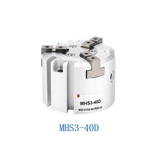 Pinza Neumática de Tres Mordazas MHS4 con Solenoide, Nueva Condición, Accesorio Neumático y Filtro - Product Image 2