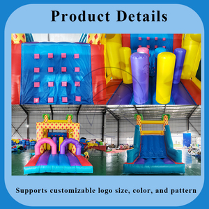 Juegos Inflables Interactivos Personalizados con Temática <span class=keywords><strong>de</strong></span> Animales <span class=keywords><strong>de</strong></span> Safari, Obstáculos Inflables para Niños, para Eventos al Aire Libre - Product Image 2