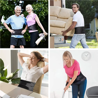 Vente directe taille réglable dos bretelles soutien sciatique soulagement de la douleur orthèse pour femmes hommes soutien lombaire