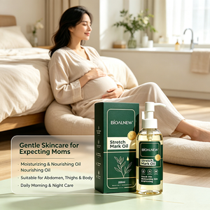 Minyak Tubuh Penghilang <span class=keywords><strong>Stretch</strong></span> <span class=keywords><strong>Mark</strong></span> Private Label, Melembapkan, Memperbaiki Kulit, Minyak Esensial Vitamin E, Retinol, Minyak Bunga Matahari - Product Image 3