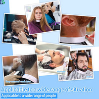 Bandas elásticas desechables de papel para cuello de peluquería, para corte de pelo, estilismo y salón de belleza