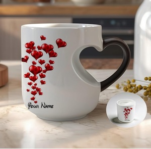 <span class=keywords><strong>Tazza</strong></span> in Ceramica Magica <span class=keywords><strong>a</strong></span> <span class=keywords><strong>Forma</strong></span> <span class=keywords><strong>di</strong></span> <span class=keywords><strong>Cuore</strong></span> che Cambia Colore con Manico che Rivelà un Design <span class=keywords><strong>a</strong></span> Sorpresa, Tazze da Caffè, <span class=keywords><strong>Tazza</strong></span> da Tè, Regalo Aziendale G25-936 - Product Image 4